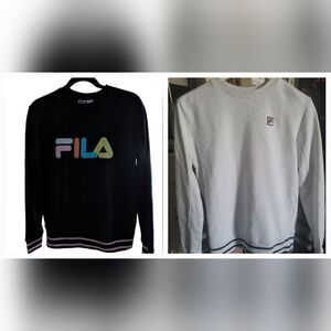 2 FILA Women's Terry Crewneck Sweatshirt